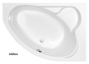 Cersanit Kaliope aszimmetrikus kád 153x100 és további méretekben