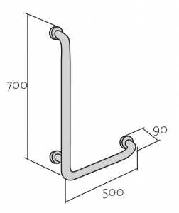 Cersanit FIX FALI FOGANTYÚ, JOBBOS, 50x70