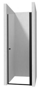 Deante KERRIA PLUS Zuhanyajtó, lengőajtó, nero