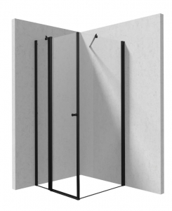 Deante KERRIA PLUS zuhanykabin, szögletes, nero