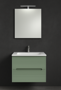 AdattoCasa Rigo 2 fiókos függesztett alsó bútor, 60 cm, Verde Salvia