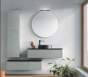 AdattoCasa Rigo kiegészítő szekrény, 138 cm, Grigio Caldo