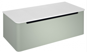 Sapho Kerala mosdótartó szekrény 1 fiókkal, 100x35x47,5 cm, Verde