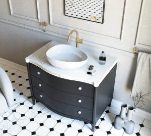 Deante Temisto mosdó csaptelep magasított, sárga réz