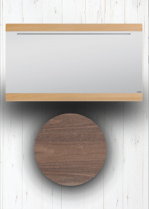 Venus Art D120 Diószínű  Szenzoros Fürdőszoba tükör Világítással