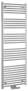 Aqualine ALYA fürdőszobai radiátor, középső bekötéssel, 600x1785 mm, 614 W, króm (LLS306)
