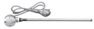 Aqualine elektromos fűtőpatron termosztáttal, 300 W, króm (LT67443)