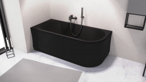 POLYSAN VIVA L 175 előlap, matt fekete (70319.21)