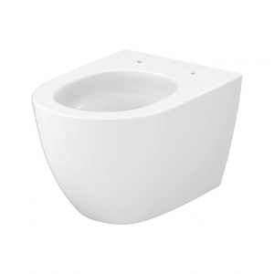 Cersanit lider pro ovális perem nélküli fali wc mély öblítéssel wc ülőkével