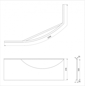 POLYSAN MAMBA 170 sarokelőlap, balos, (76312)