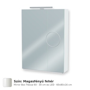 Tboss Mirror Box Tressa 60 tükrös felsőszekrény, 2 ajtós