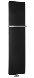 Sapho TABELLA fürdőszobai radiátor, 370x1590 mm, 550 W, matt fekete (MI1539)
