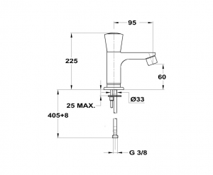 Mofém Mosdó szelep (146-1261-00)