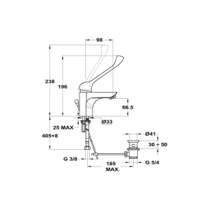 Mofém Orvosi mosdó (159-1501-00)