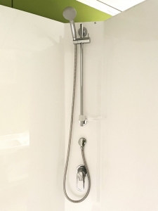 Chrome Mixer & Shower Set - Adjustable Rail with Hand Shower