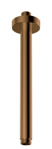 Deante CASCADA - Mennyezeti kifolyócső, kerek - 250 mm - szálcsiszolt bronz