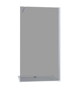 Sanotechnik Walk-in zuhanyfal, 8 mm-es füstüveg, 120 cm (NG120)