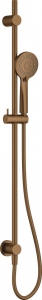 ARNIKA - Zuhanyszett, 3-funkciós, tömlővel - rejtett csatlakozó - szálcsiszolt bronz