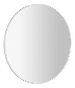 Sapho NOTION kerek keretes tükör, átm. 70 cm, matt fehér