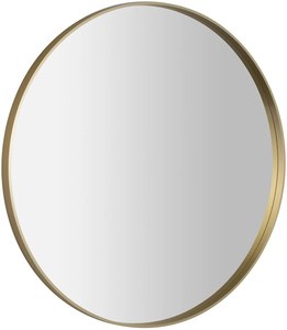 Sapho NOTION kerek keretes tükör, átm. 80 cm, matt arany