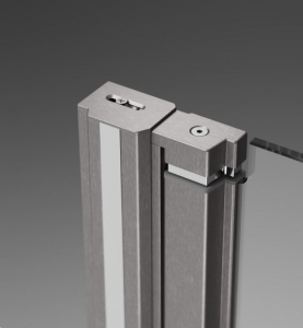 Radaway Nes Brushed Nickel DWJ II szálcsiszolt króm zuhanyajtó