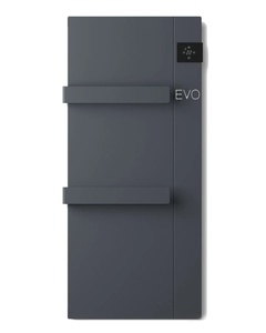 Sapho ONSEN EVO elektromos fürdőszobai radiátor, 400x900 mm, 1000 W, antracit (ONS10011)