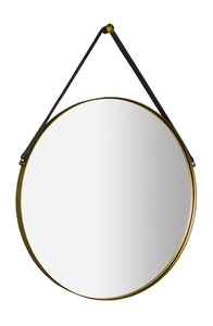 Sapho ORBITER kerek tükör, átm. 60 cm, matt arany