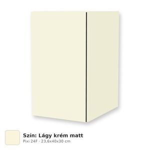 Tboss Pixi 24F felső szekrény tükör fölé, világítás nélkül, Lágy krém matt