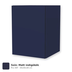 Tboss Pixi 30F felső szekrény tükör fölé, világítás nélkül, Matt indigókék