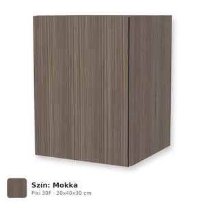 Tboss Pixi 30F felső szekrény tükör fölé, világítás nélkül, Mokka
