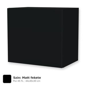 Tboss Pixi 45 FL felső szekrény világítással és jelenlétérzékelővel, Matt fekete