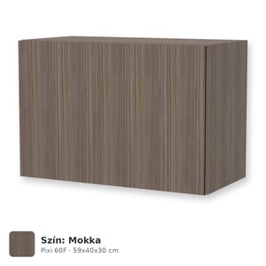 Tboss Pixi 60F felső szekrény tükör fölé, világítás nélkül, Mokka
