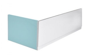 POLYSAN PLAIN 170, előlap, jobb, 170x59cm, fehér (72786)