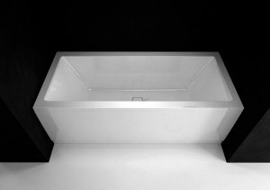 POLYSAN PLAIN NIKA előlap, 150x59cm, fehér (72496)