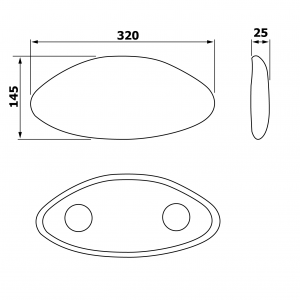 POLYSAN YORO fejpárna, antracit