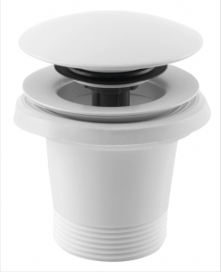 POLYSAN klik-klak kádlefolyó, matt fehér (71704W)