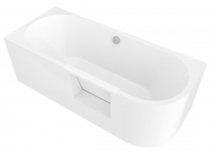 POLYSAN PORTAS aszimmetrikus kád, kádbelépő ajtóval