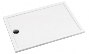 Deante PRIZMA - Akril zuhanytálca, fehér szögletes