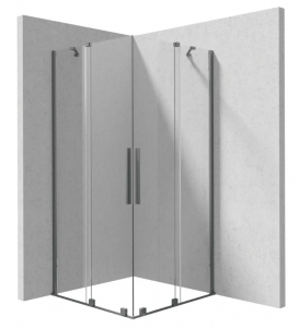 Deante PRIZMA Szögletes Titanium Zuhanykabin