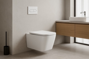 Inspiro Design Quavida fali WC ülőkével, tornádó öblítéssel