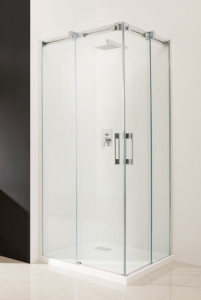 Radaway Espera KDD szögletes aszimmetrikus tolóajtós zuhanykabin