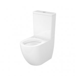 Cersanit remo pro perem nélküli ovális, monoblokkos, mélyöblítésű, univerzális kifolyású, wc ülőkével