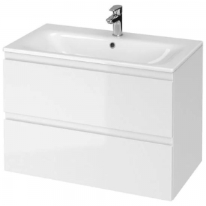 MODUO-IN 80 FEHÉR DSM SZETT (SZEKRÉNY + SLIM MOSDÓ)