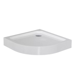 Sanotechnik SMC 90 íves zuhanytálca, előlappal R550 (SCR9090)