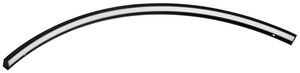 Sapho MOON LED világítás tükör fölé, 8,8 W, 230 V, 573x12x22 mm, R400 mm, matt fekete