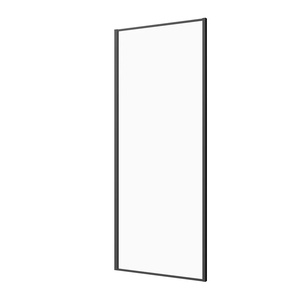 Sanotechnik SANOSLIM oldalfal, 90 cm, matt fekete (SL90B)