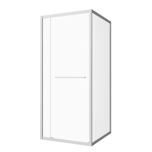 Sanotechnik SANOSLIM sarokkabin toló-forgó ajtóval, 100 cm, króm (SLD100)