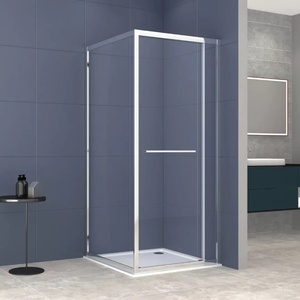 Sanotechnik SANOSLIM sarokkabin toló-forgó ajtóval, 80 cm, króm (SLD80)