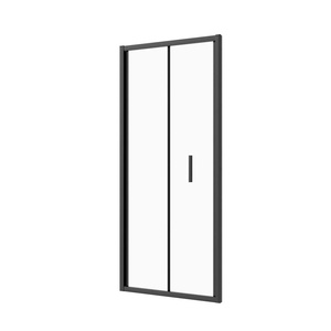 Sanotechnik SANOSLIM csuklóajtó, 100 cm, matt fekete (SLF100B)
