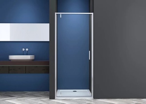 Sanotechnik SANOSLIM pivot zuhanyajtó, 100 cm, króm (SLH100)